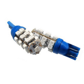 3W DC 12V T10 150-Lumen Blue 25*LED Vehicle Light Bulb