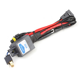 Black HID Lamp Wires Assembly