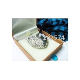 Silver Color Heart Diamond USB Flash Drive Emily 8G