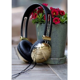 Fashion Gold Retro 3.5MM Headphones
