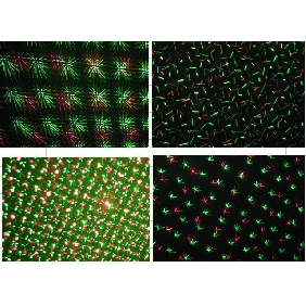 Family Red Green Firefly Effect Mini Laser Lights