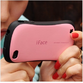 Pink Silicone Sports Car Shape Cell Phone Bags & Cases