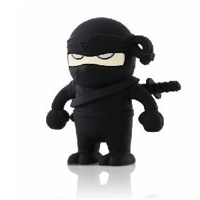 Black Shinobi Shape 4G USB Flash Drives