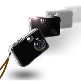 Black Mini DV With Viewfinder Digital Cameras