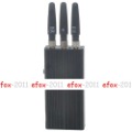 Portable Rechargeable CDMA/GSM/DCS/PHS/3G Cell Phone Signal Jammer